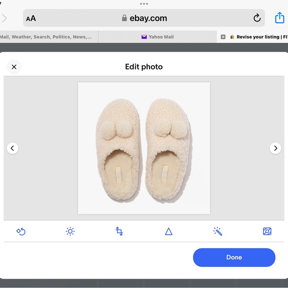 FITFLOP Shuv Pom Pom Clogs Size 8 New w/Box Ivory Retail $140.00 Wear w/Magnolia